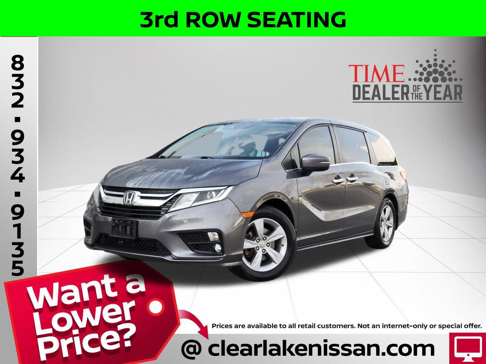 Used 2019 Honda Odyssey EX