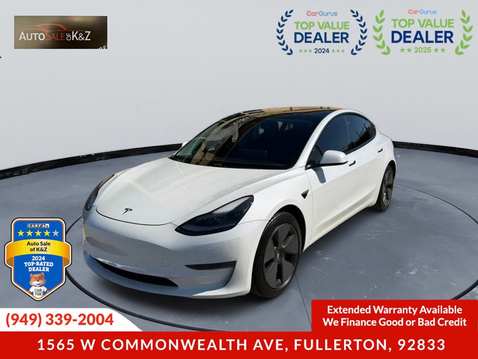 Used 2021 Tesla Model 3 Long Range AWD/4WD image 1