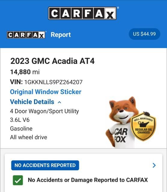 Used 2023 GMC Acadia AT4 w/ Technology Package image 5