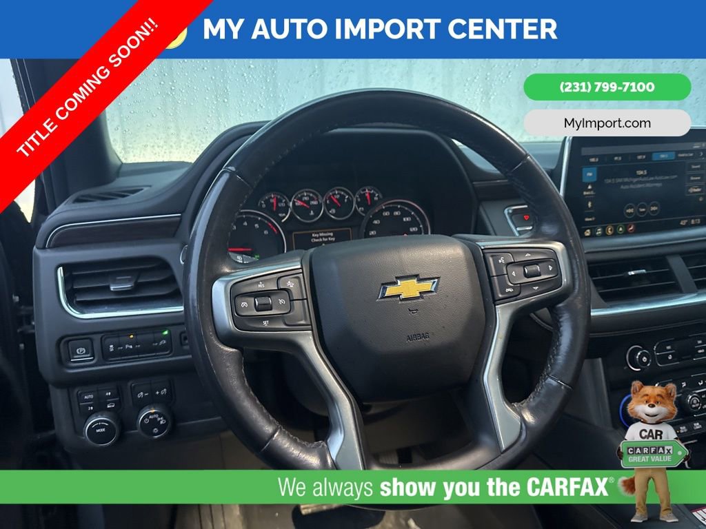 Used 2021 Chevrolet Tahoe LT w/ Rear Media and Nav Package image 12