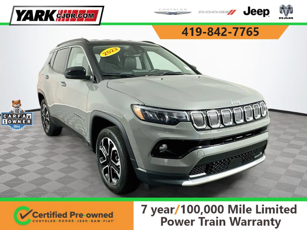 Certified 2022 Jeep Compass Limited AWD/4WD 360° Tour