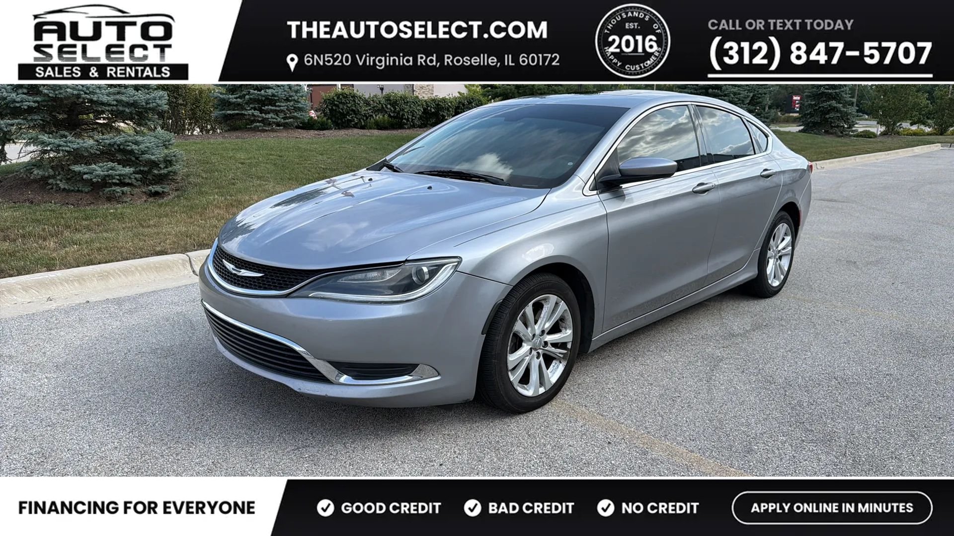 Used 2017 Chrysler 200 Limited Platinum w/ Comfort & Convenience Group FWD image 1