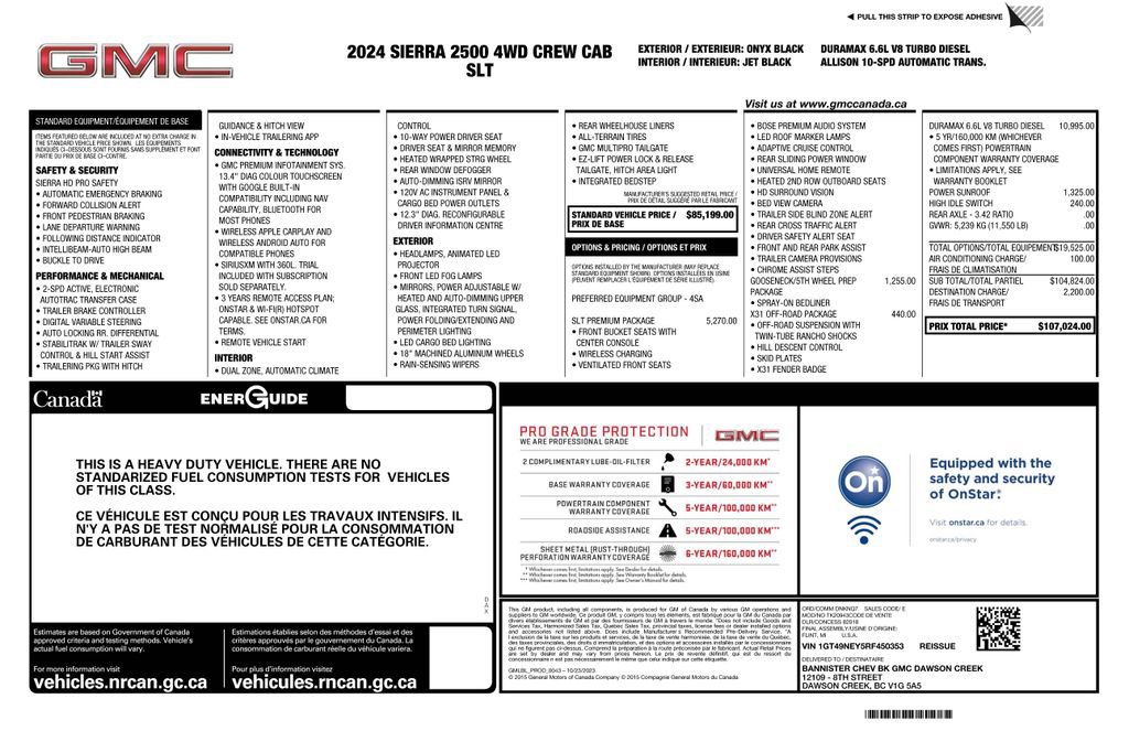 Used 2024 GMC Sierra 2500 SLT w/ SLT Premium Package image 2