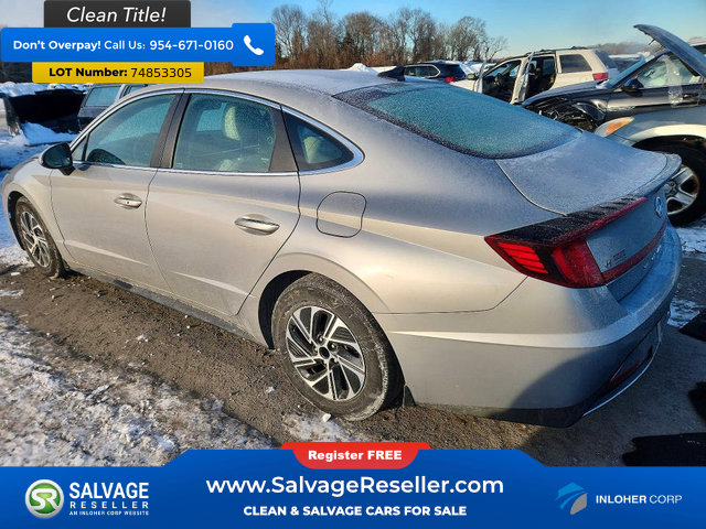 Used 2023 Hyundai Sonata Blue image 3