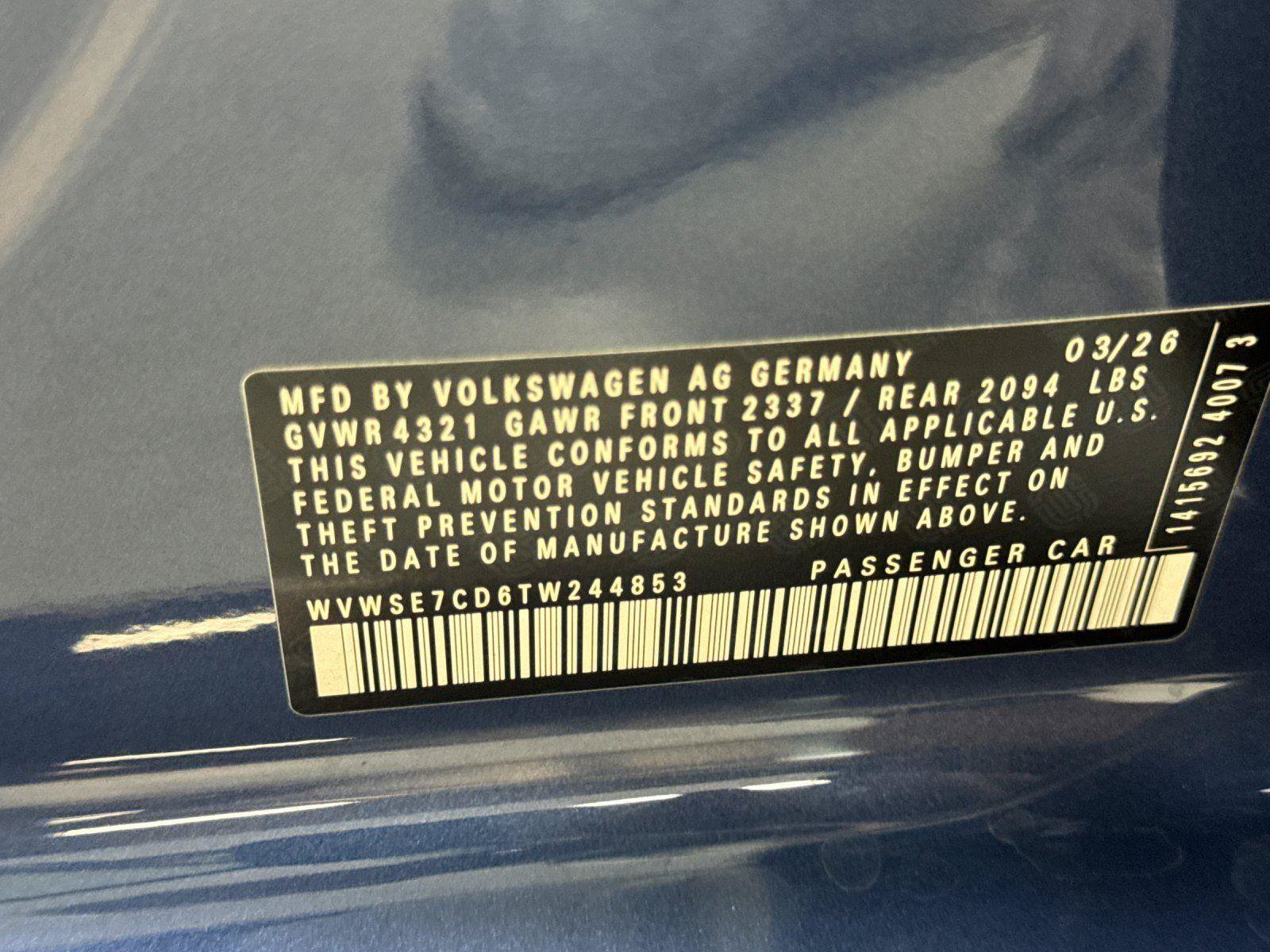 New 2026 Volkswagen Golf SE FWD image 26
