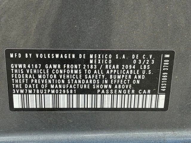 Used 2023 Volkswagen Jetta SE w/ Panoramic Sunroof Package FWD image 12