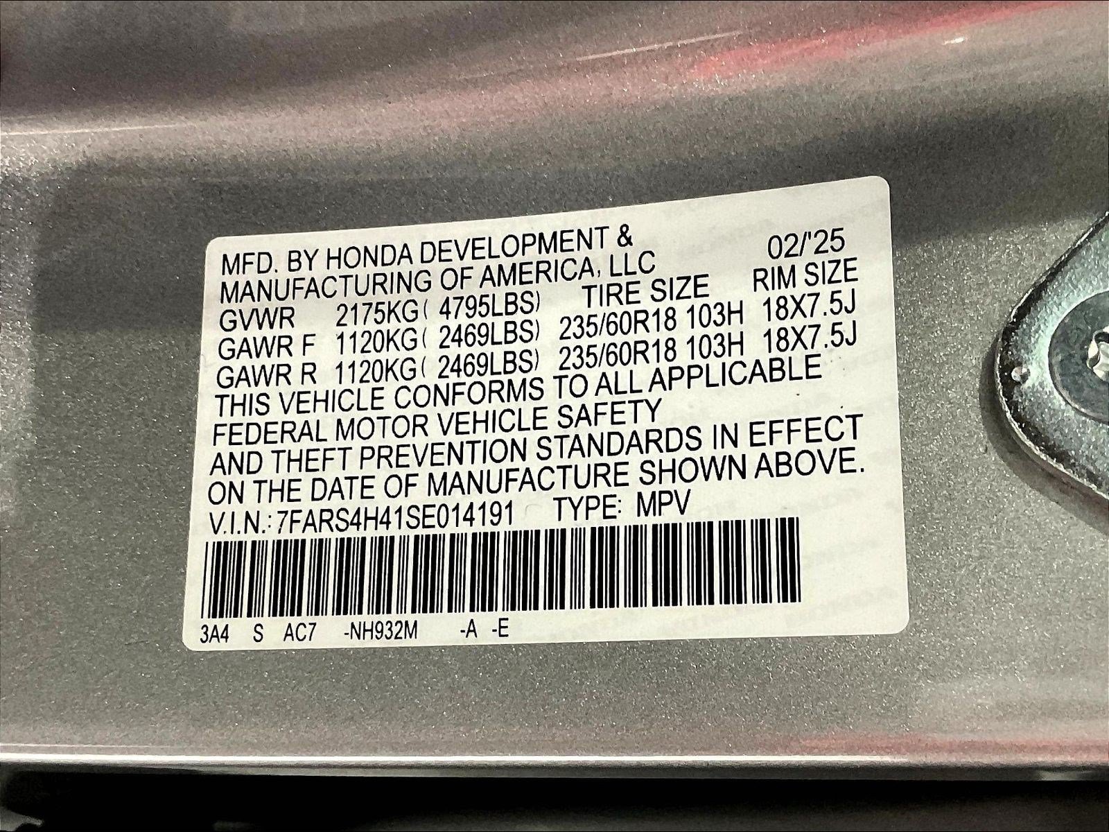 Certified 2025 Honda CR-V EX image 19