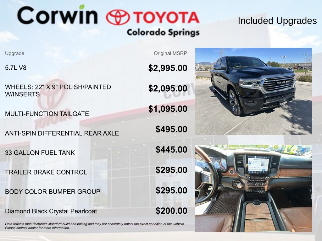 Used 2022 RAM 1500 Limited w/ Body Color Bumper Group AWD/4WD image 4