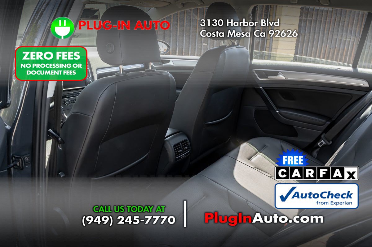 Used 2016 Volkswagen e-Golf SEL Premium FWD image 8