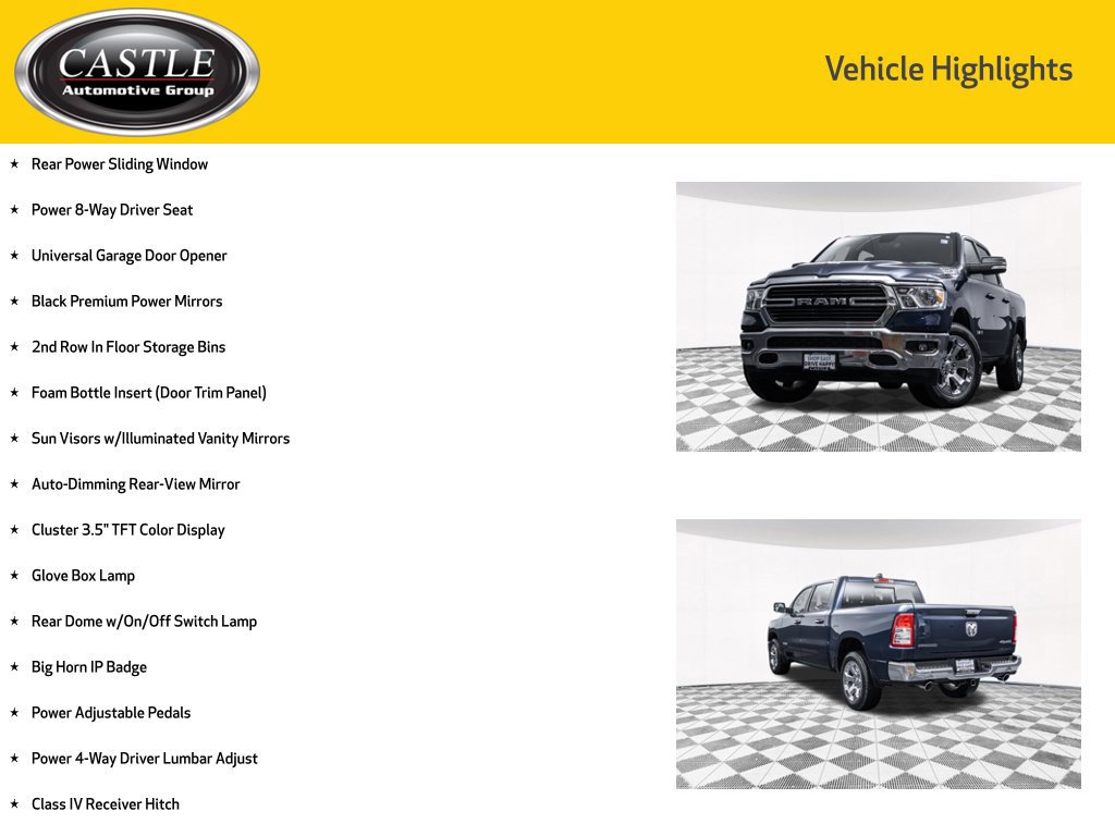 Used 2020 RAM 1500 Big Horn AWD/4WD image 7