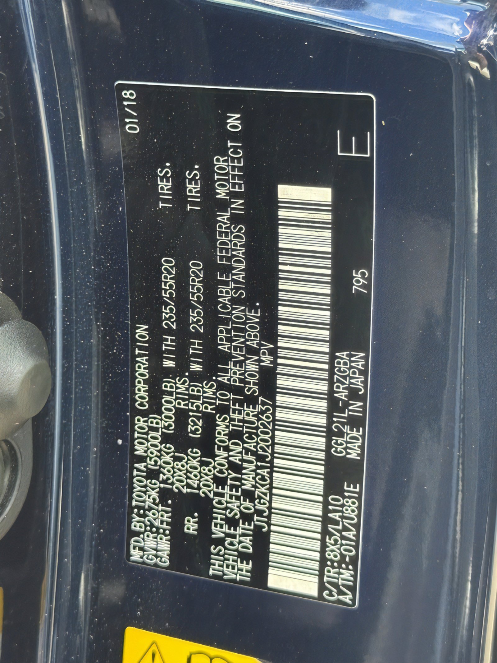 Used 2018 Lexus RX 350L Luxury w/ Accessory Package image 30