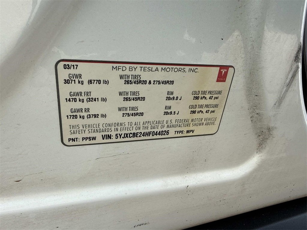 Used 2017 Tesla Model X 75D image 31