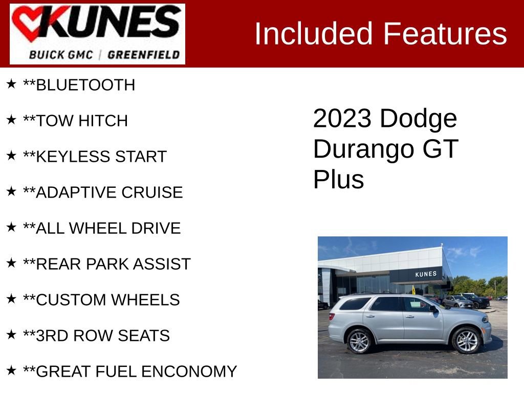 Used 2023 Dodge Durango GT image 3