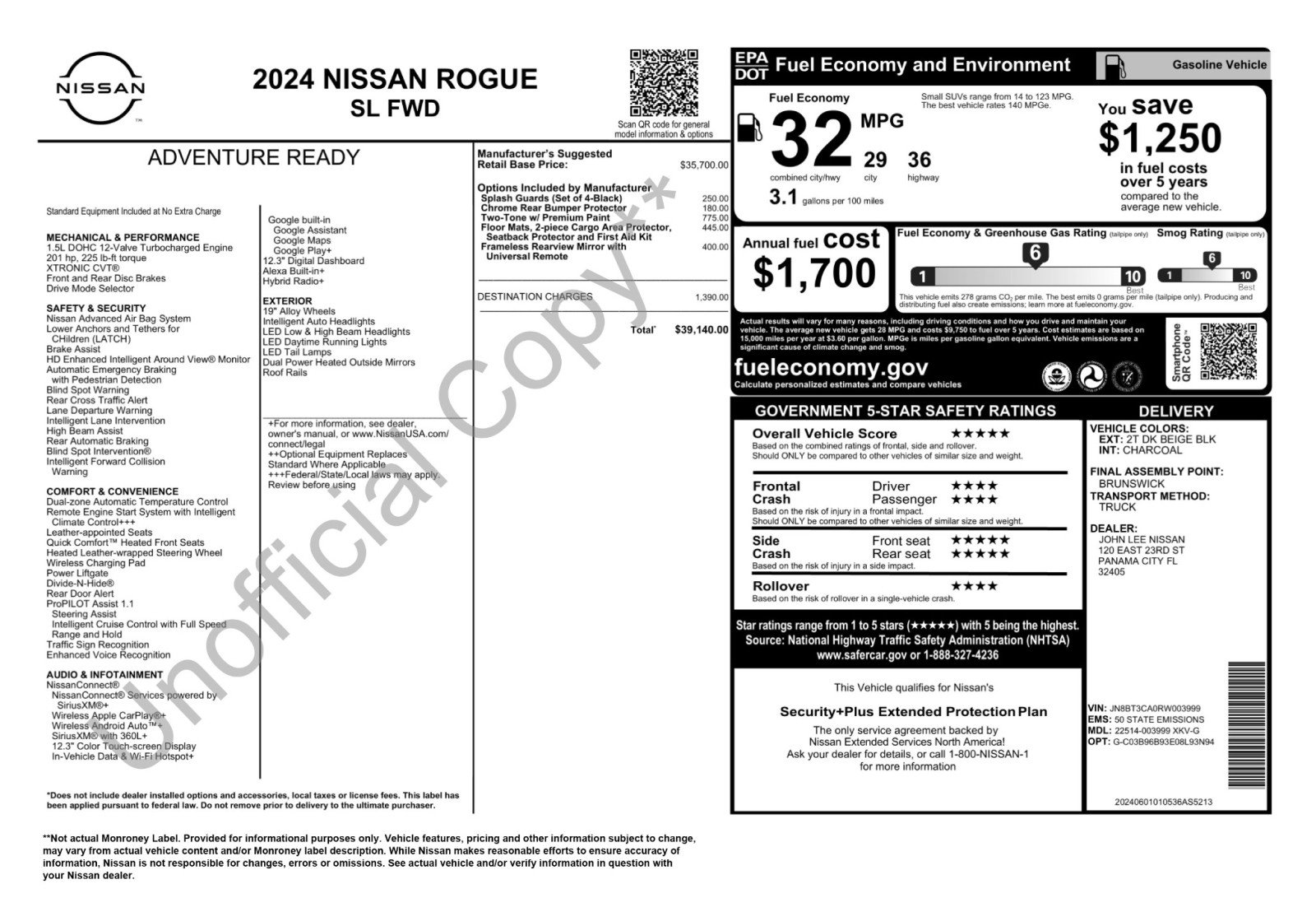 Used 2024 Nissan Rogue SL FWD image 51