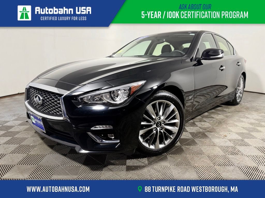 Used 2019 INFINITI Q50 Luxe w/ Essential Package (3.0T Luxe) AWD/4WD image 1