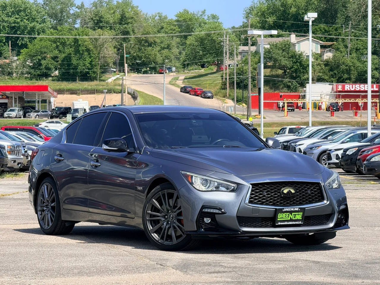 Used 2018 INFINITI Q50 Red Sport 400 w/ Proactive Package AWD/4WD image 1