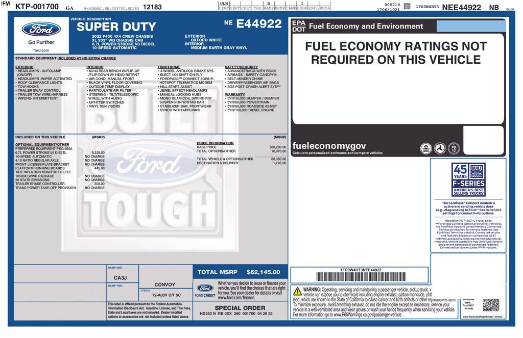 Used 2022 Ford F450 XL AWD/4WD image 53