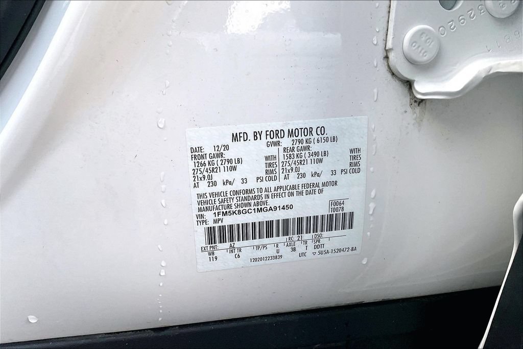 Used 2021 Ford Explorer ST w/ Equipment Group 401A AWD/4WD image 20