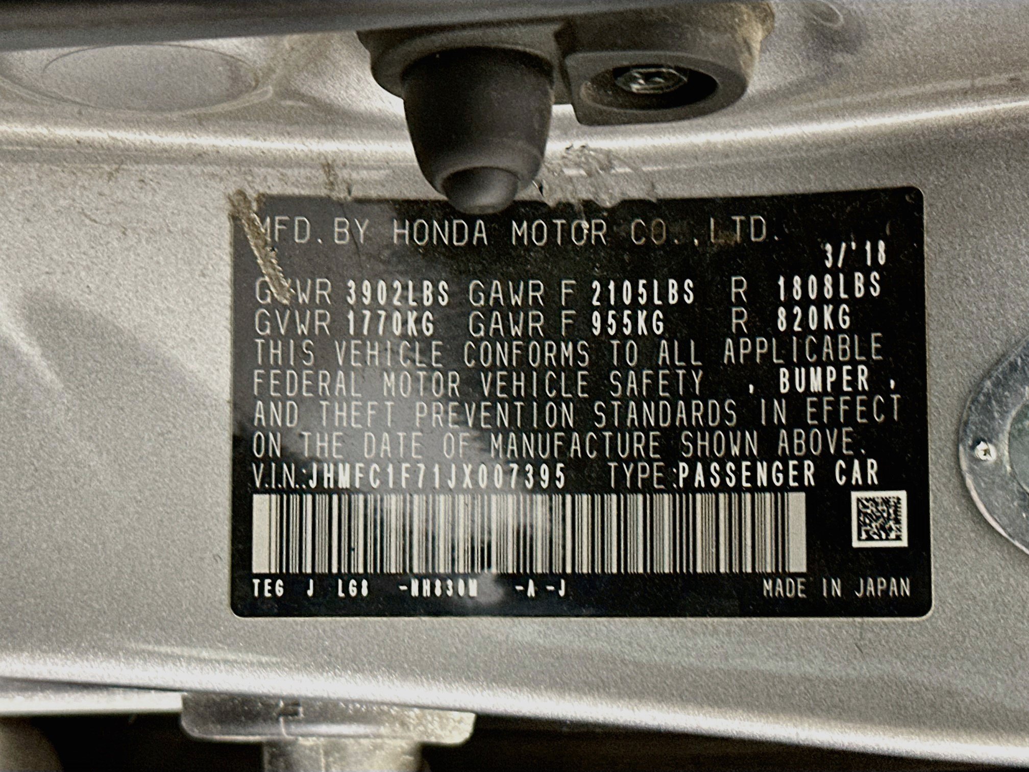 Used 2018 Honda Civic EX-L image 12