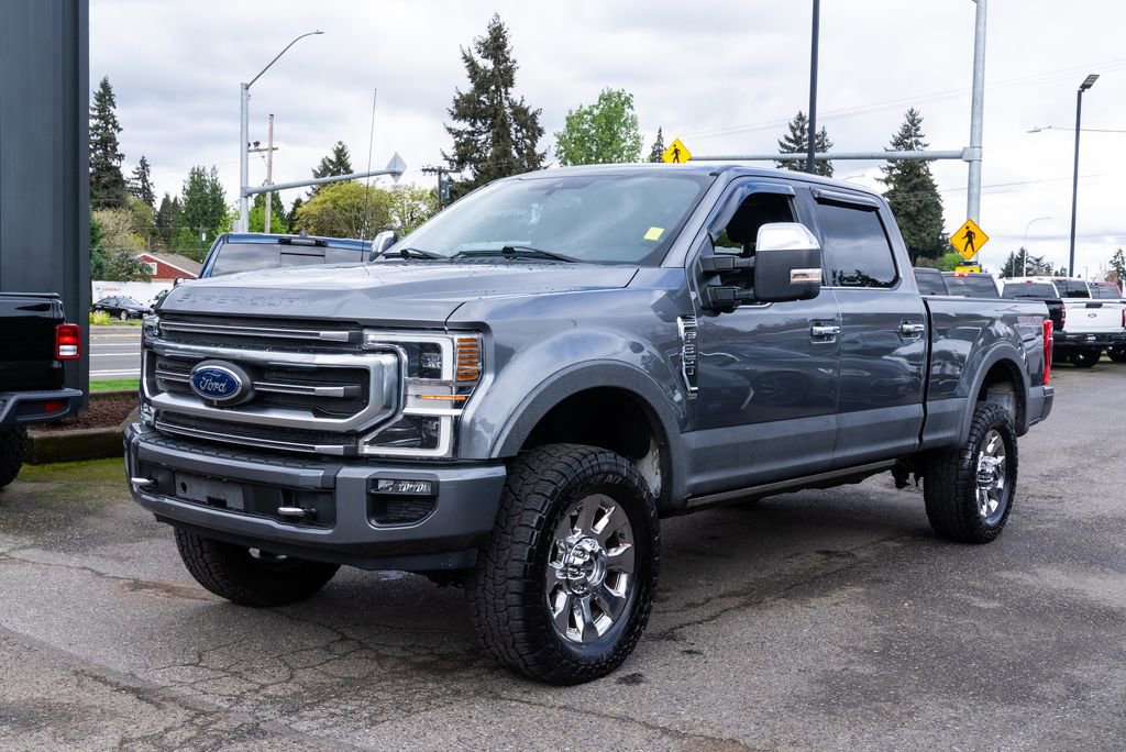 Used 2021 Ford F350 Platinum w/ Tremor Off-Road Package AWD/4WD image 3