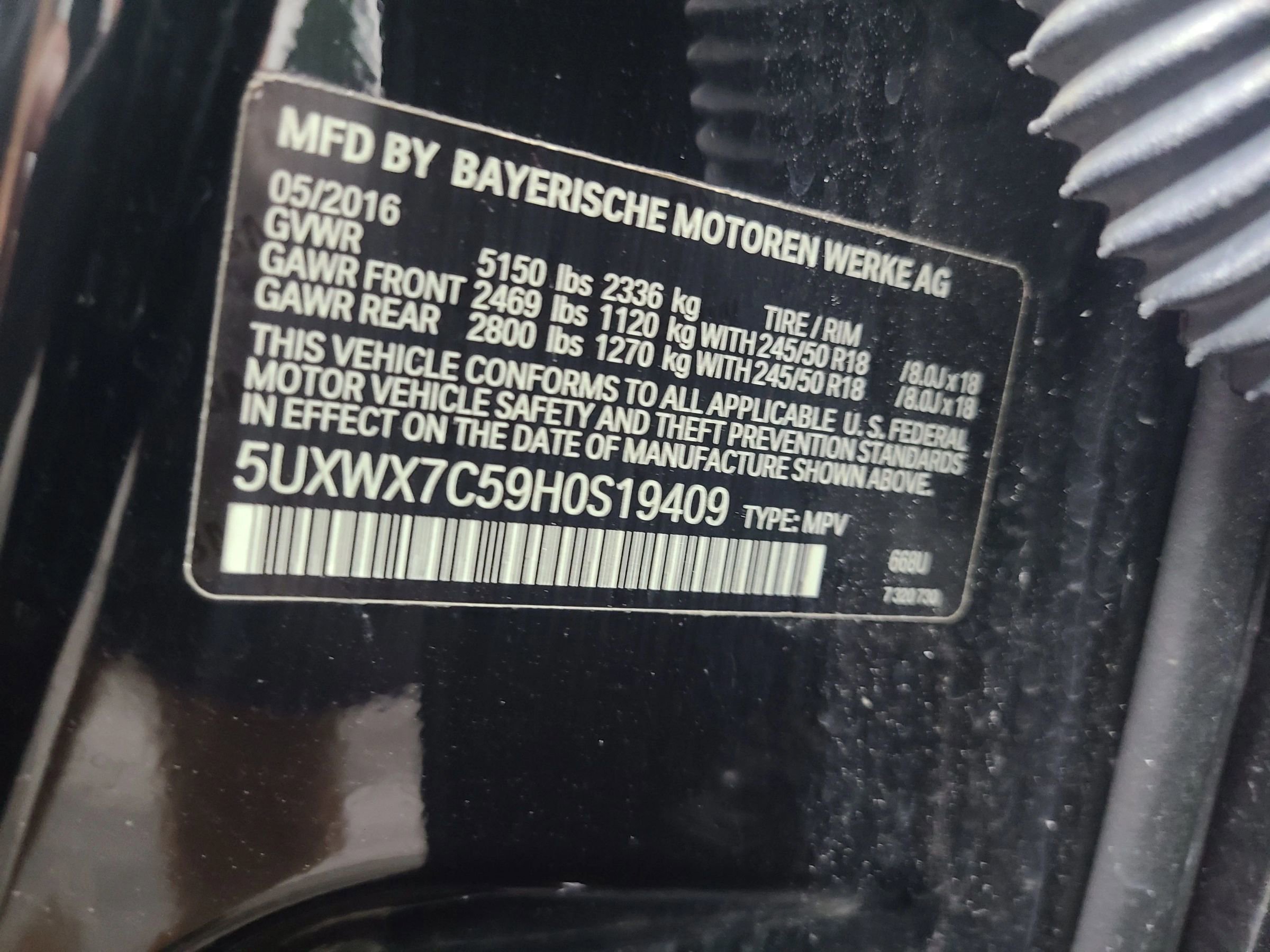 Used 2017 BMW X3 xDrive35i image 3