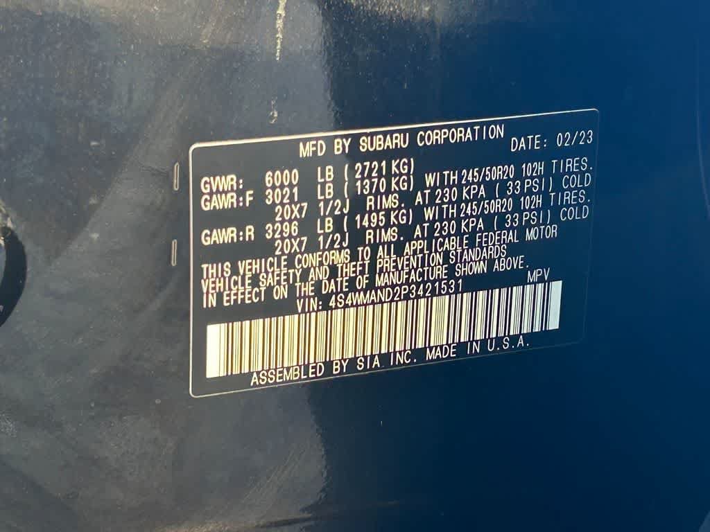 Certified 2023 Subaru Ascent Limited AWD/4WD image 21