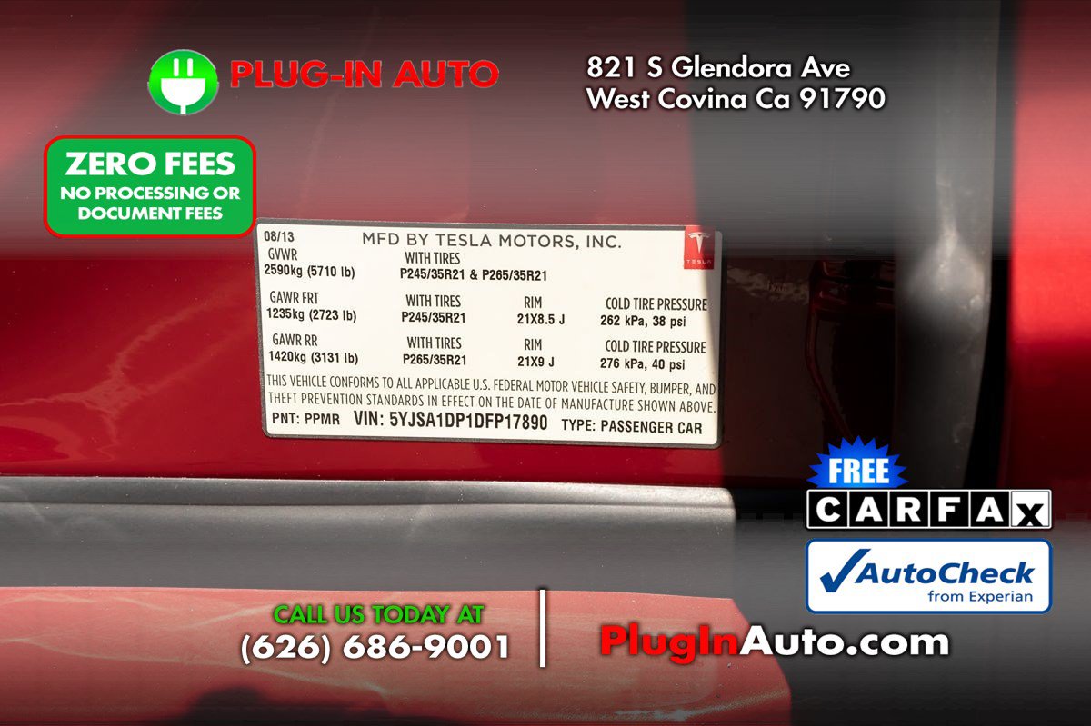 Used 2013 Tesla Model S Performance RWD image 10