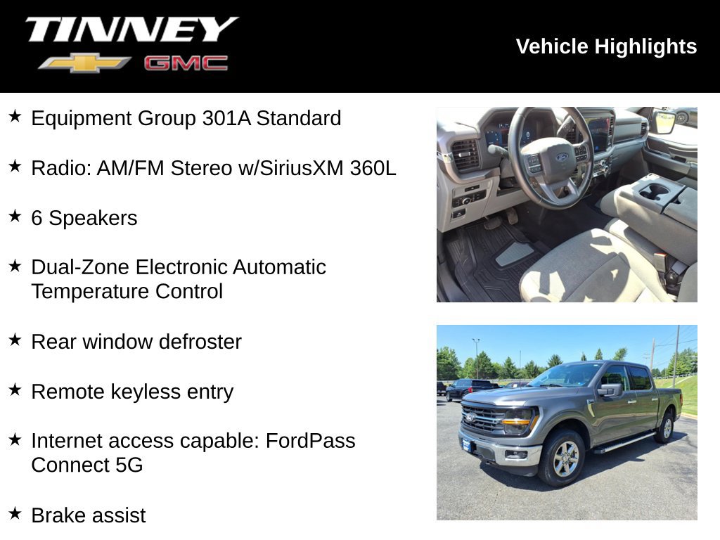 Used 2025 Ford F150 XLT w/ Equipment Group 301A Standard AWD/4WD image 4