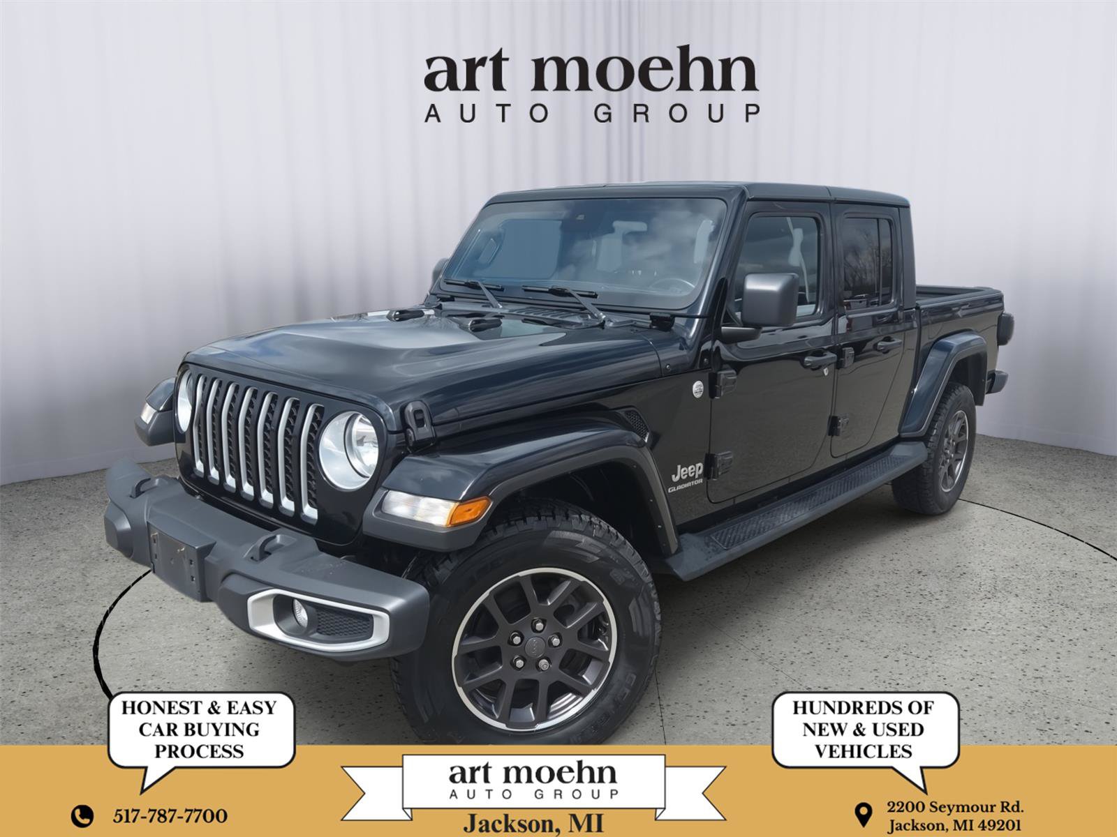 Used 2021 Jeep Gladiator Overland w/ Uconnect 4C Nav & Sound Group AWD/4WD image 1