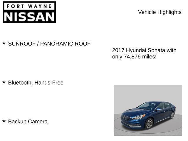 Used 2017 Hyundai Sonata Sport w/ Value Edition Package 02 FWD image 7
