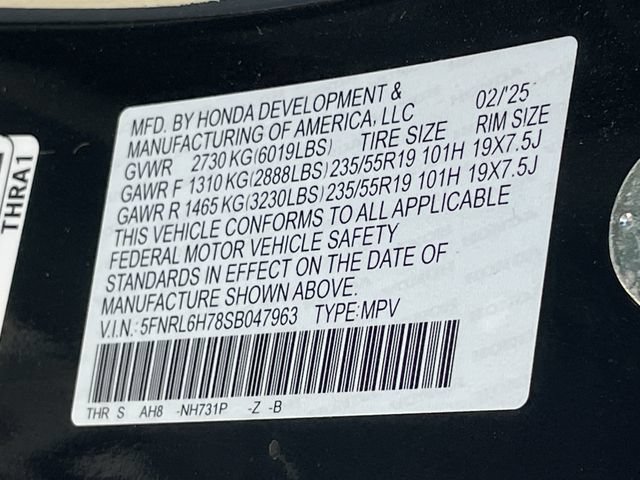 Certified 2025 Honda Odyssey Sport-L image 33