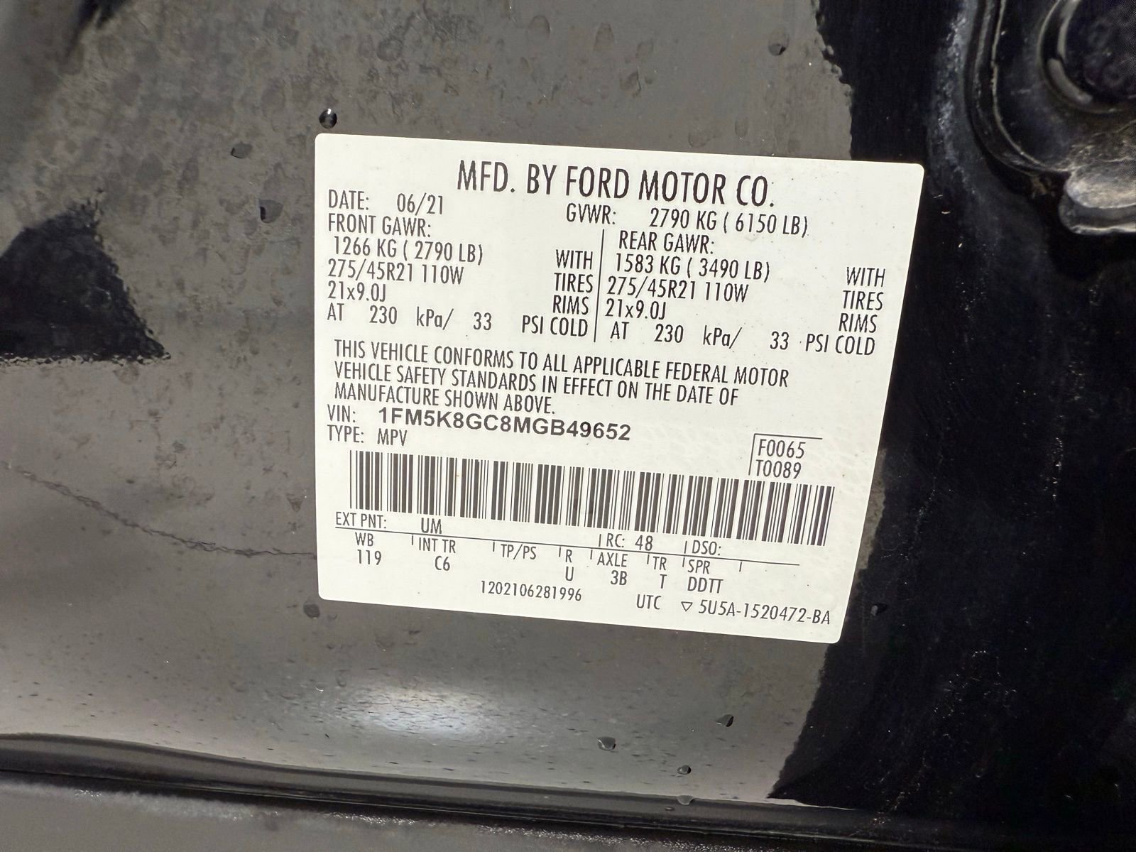 Used 2021 Ford Explorer ST w/ Equipment Group 401A image 17