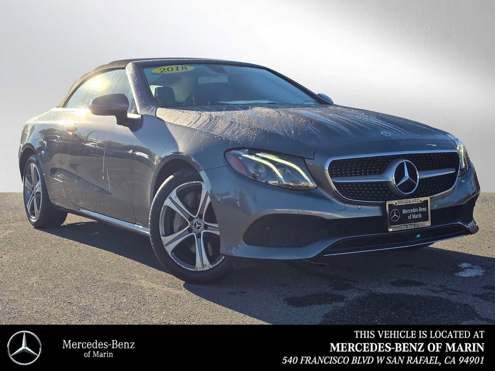 Used 2018 Mercedes-Benz E 400 4MATIC Cabriolet