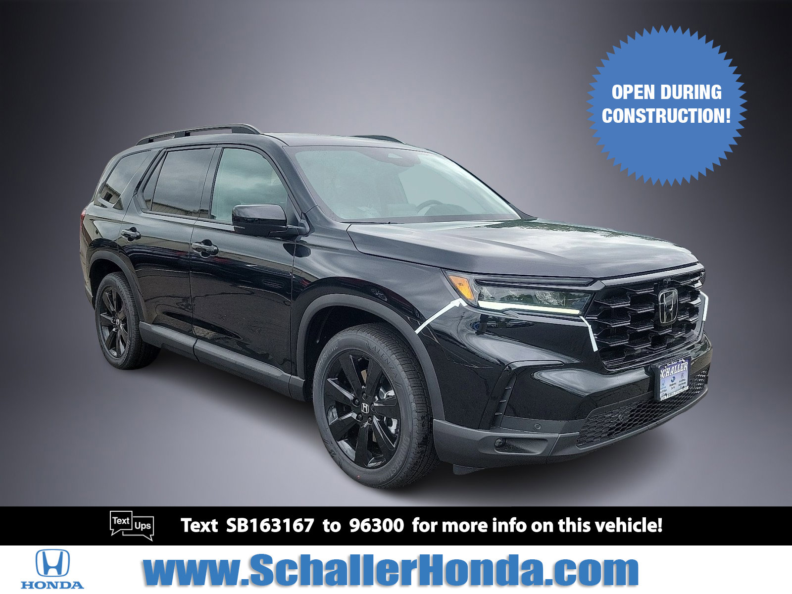 New 2025 Honda Pilot Black Edition