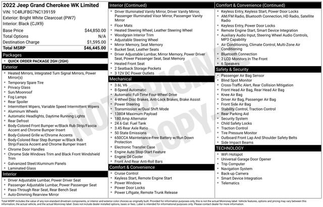 Used 2022 Jeep Grand Cherokee Limited image 36