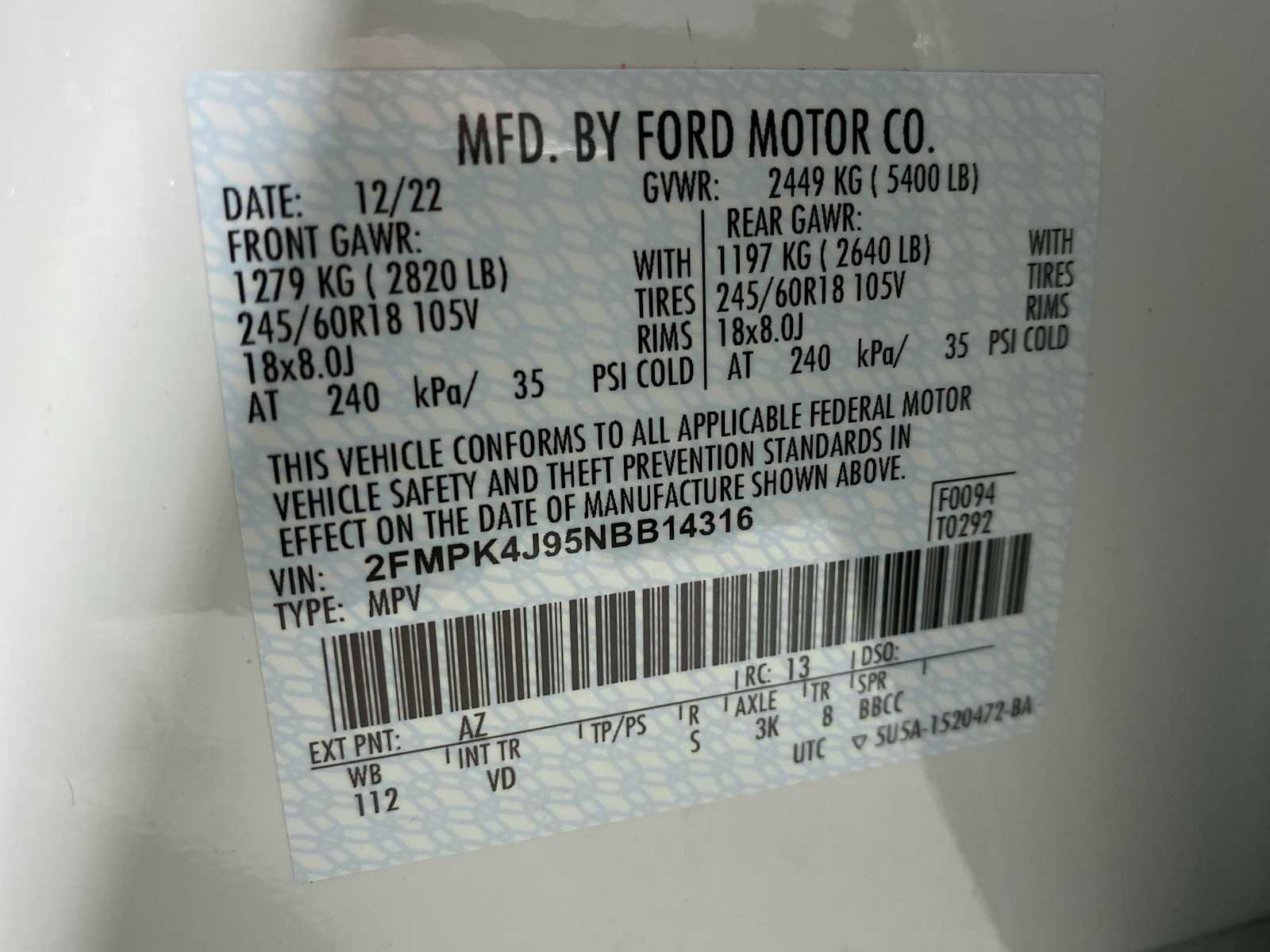 Used 2022 Ford Edge SEL w/ Convenience Package image 21