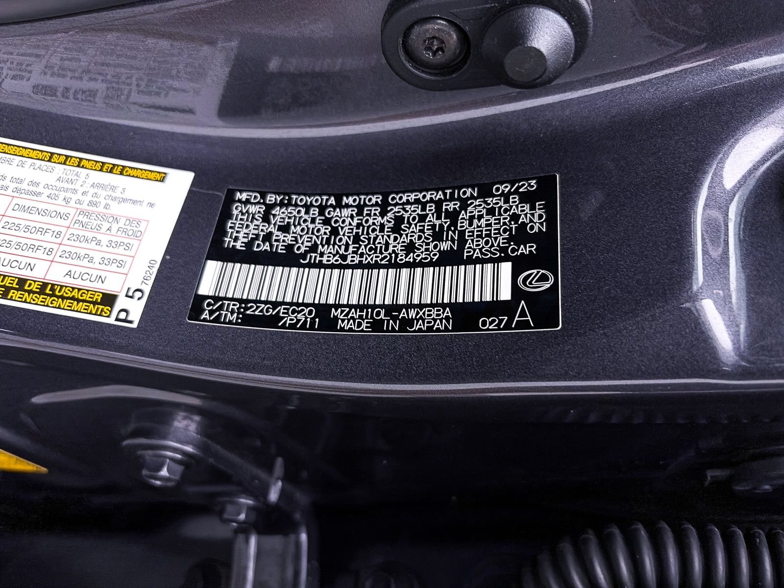 Used 2024 Lexus UX 250h F Sport FWD image 40