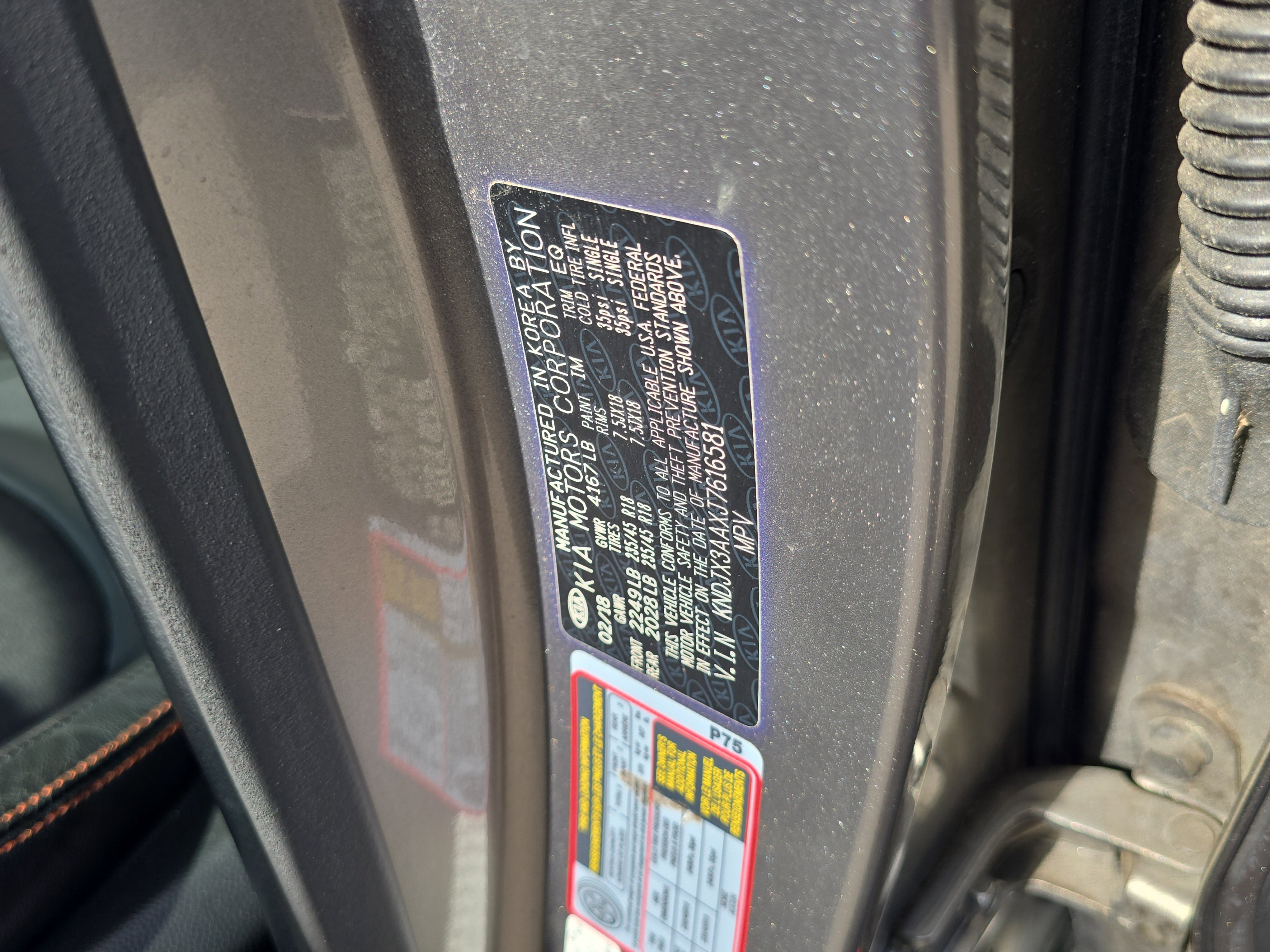 Certified 2018 Kia Soul ! w/ Tech Package FWD image 35