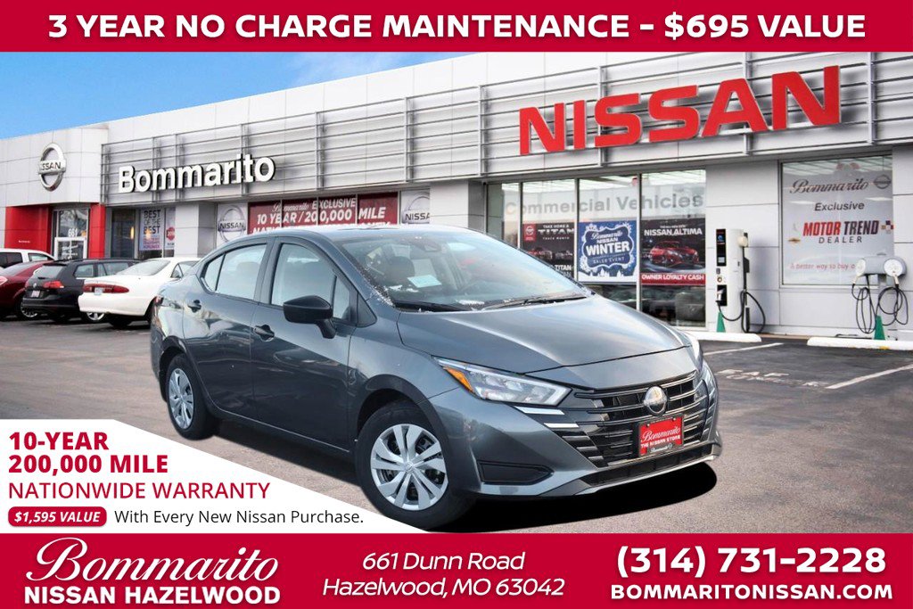 New 2025 Nissan Versa S w/ Trunk Package image 1