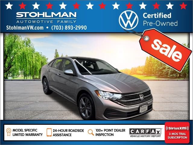 Certified 2023 Volkswagen Jetta SE w/ Panoramic Sunroof Package image 1