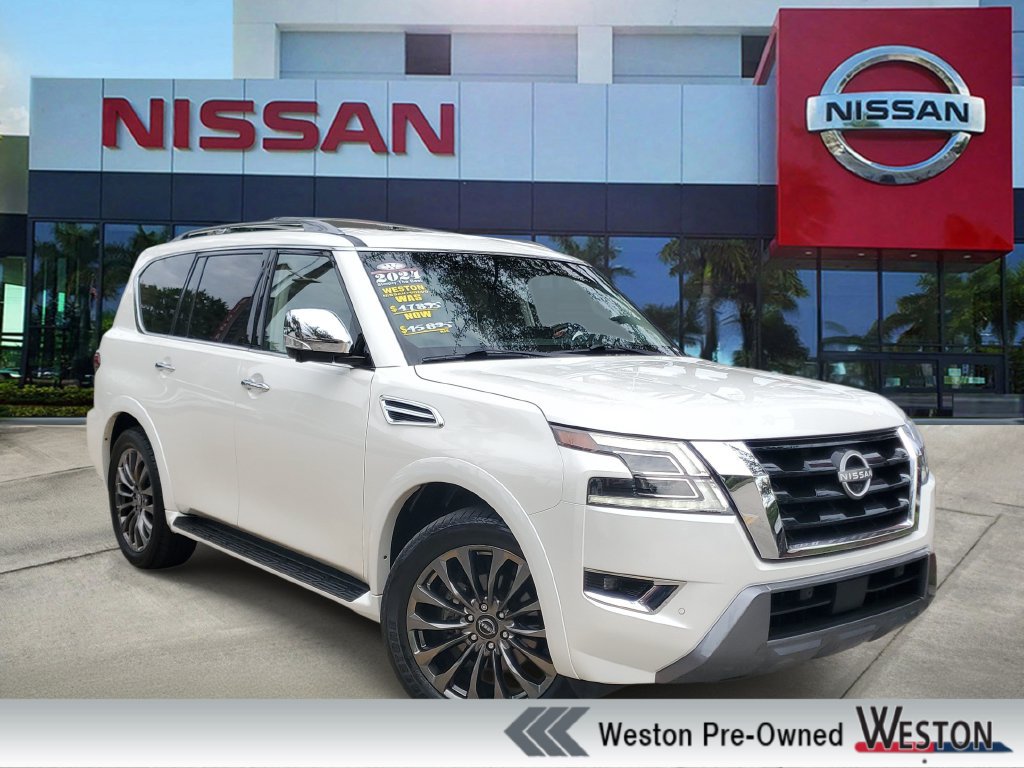Certified 2024 Nissan Armada Platinum w/ Captain's Chairs Package