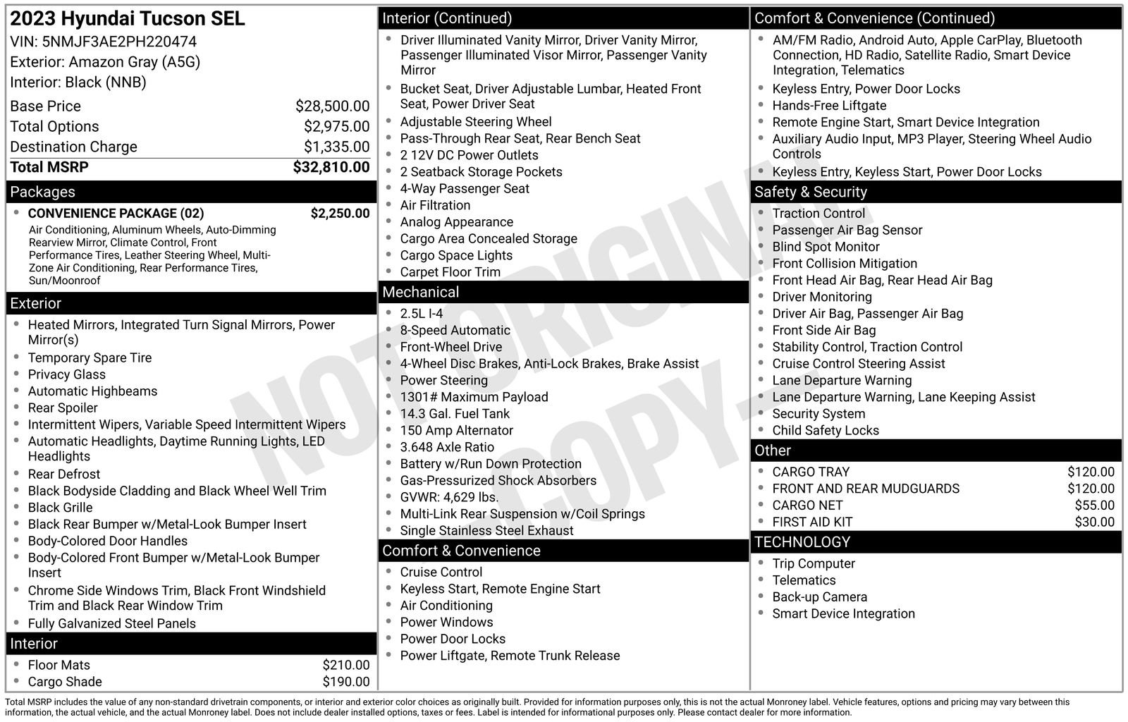 Used 2023 Hyundai Tucson SEL w/ Convenience Package image 27