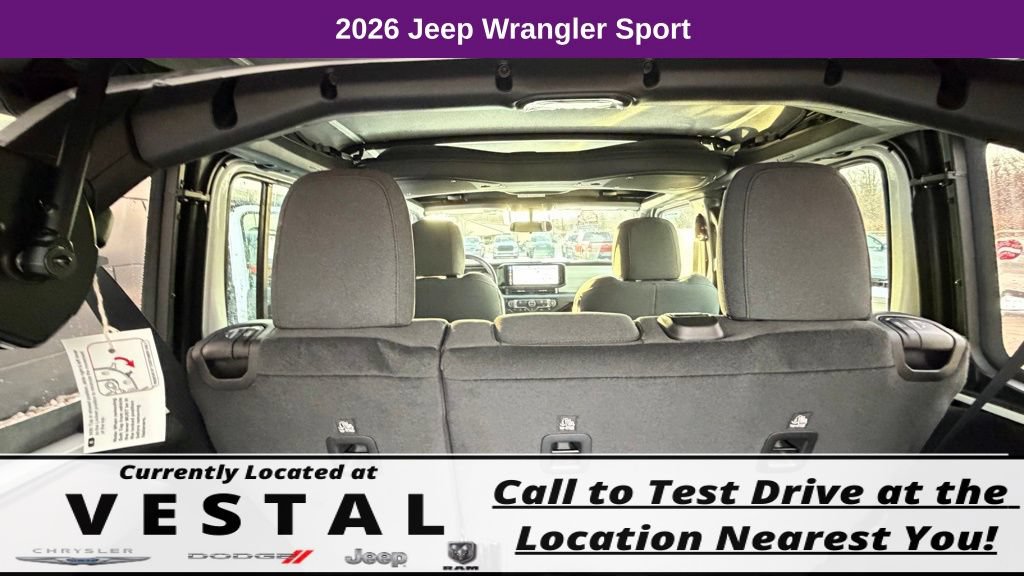 New 2026 Jeep Wrangler Unlimited Sport AWD/4WD image 17