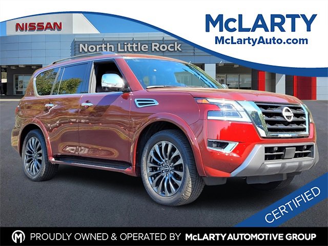 Certified 2024 Nissan Armada Platinum w/ Captain's Chairs Package