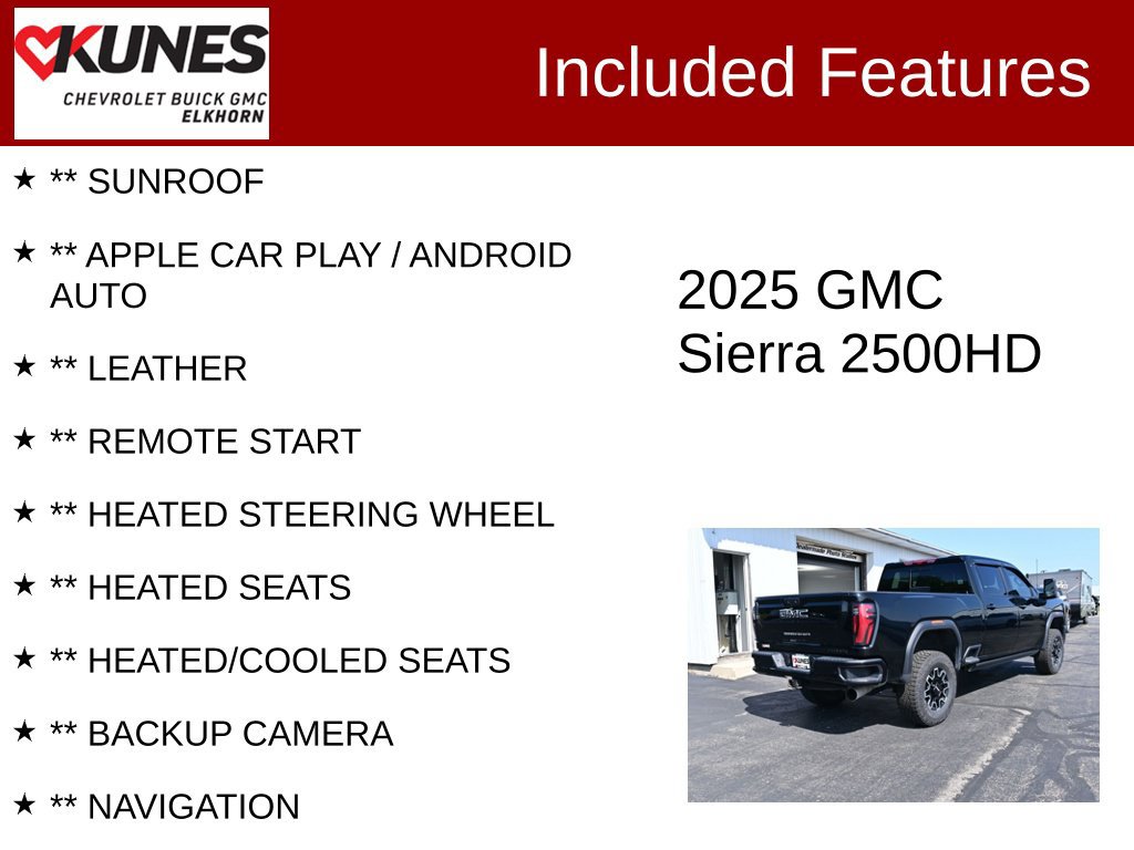 Used 2025 GMC Sierra 2500 AT4X AWD/4WD image 2
