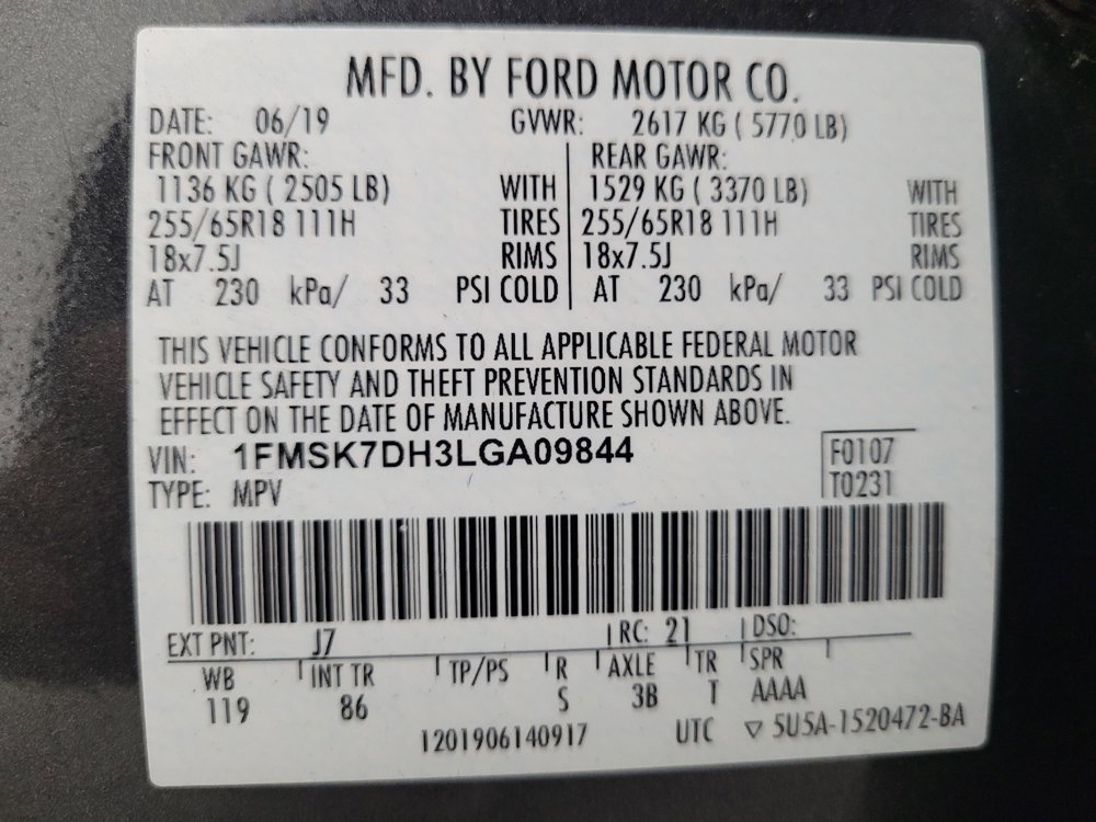 Used 2020 Ford Explorer XLT w/ Class III Trailer Tow Package image 33