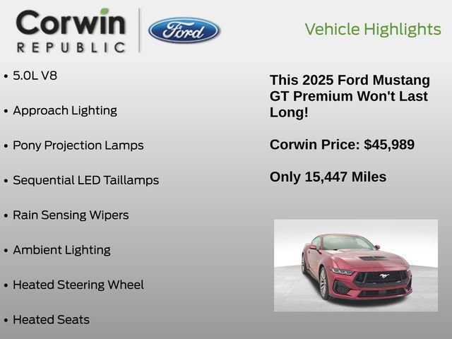 Used 2025 Ford Mustang GT Premium RWD image 7