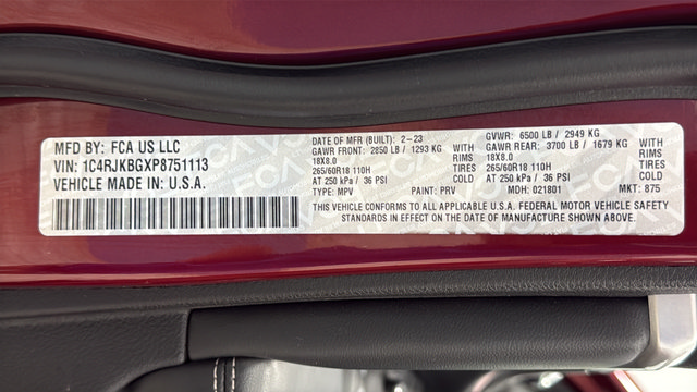 Used 2023 Jeep Grand Cherokee L Limited AWD/4WD image 27