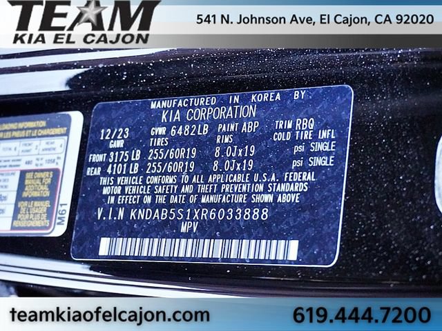 Certified 2024 Kia EV9 Light Long Range RWD image 39