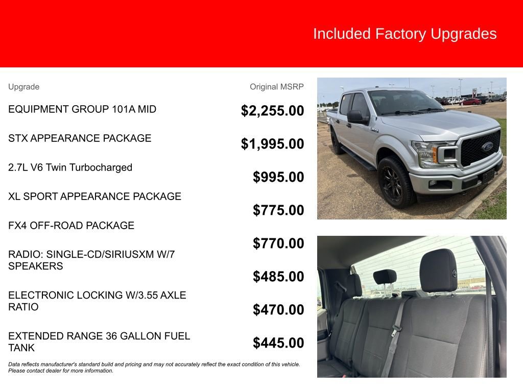 Used 2018 Ford F150 XL w/ Equipment Group 101A Mid image 5